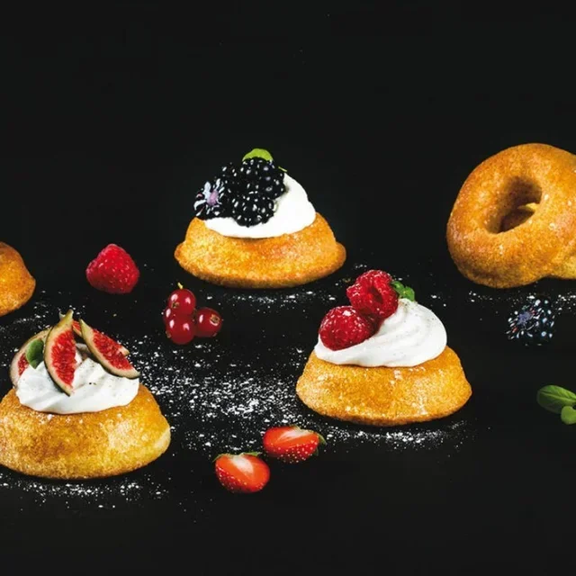 Molde Savarin Abierto 70 mm - Set de 12 Piezas