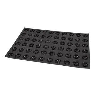 Moule à Savarins Ronds 60 Empreintes - Diamètre 41 mm