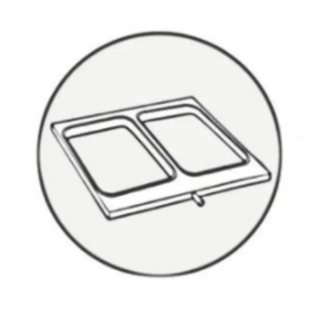 Sealing mould for SV 400 vacuum machine - gastronorm 1/4 size