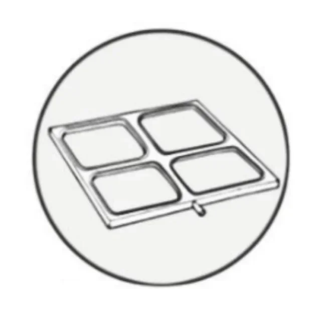 Manuelle Siegelmatrize für SV 400 Schweißgerät - Gastronorm 1/8 Format