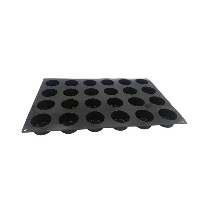 Cylindrical Pastry Mold - 24 Round Cavities - 70 mm Diameter