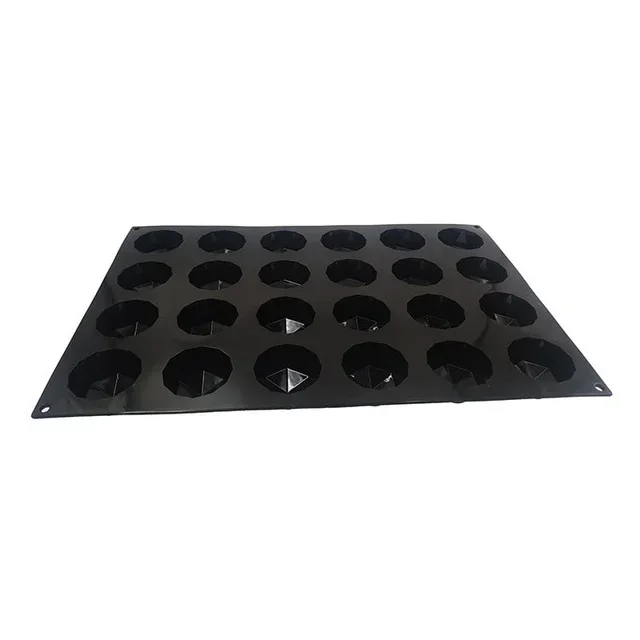 Silicone Mold 24 Diamonds - Square Format 74mm - Pastry & Ice Cubes