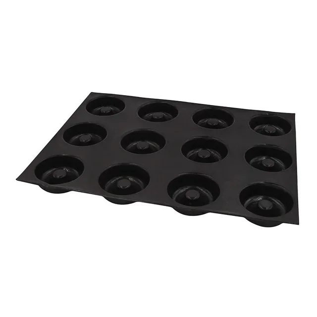 Moule Silicone 35 Savarins Ronds ⌀ 66 mm - Pâtisserie
