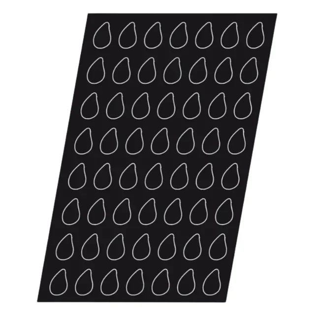 Molde de Silicona Mini-Gotas 56 Cavidades 52x32 mm