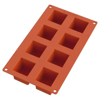 Moule Silicone 8 Cubes Carrés 50mm - Antiadhésif
