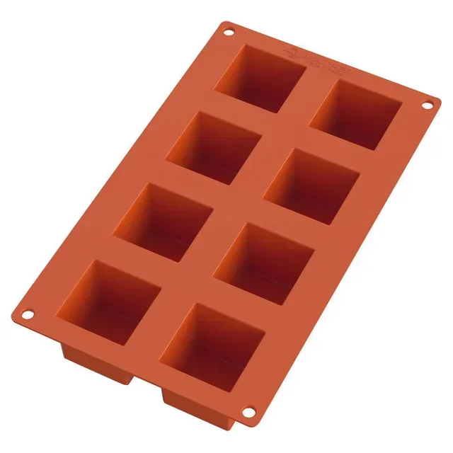 Silicone Cube Mold 50mm - 8 Square Cavities