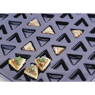 Stampo in Silicone 80 Mini Triangoli - 48 x 41 mm - Forme Geometriche
