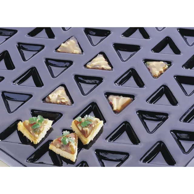 Silicone Mold 80 Mini Triangles - 48 x 41 mm - Geometric Shapes