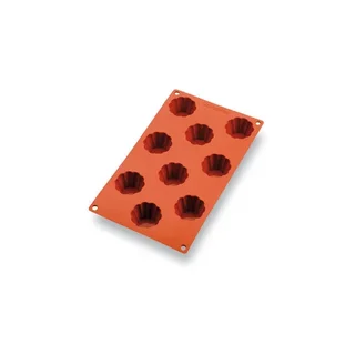 Forma de Silicone para Brioche - 9 Cavidades - Diâmetro 52 mm