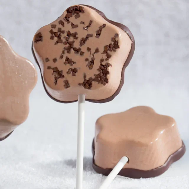 Molde Silicona Flores 24 Cavidades Ø 62 mm