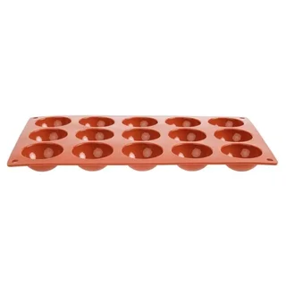 Forma de Pastelaria Formaflex 15 Meias Esferas Silicone