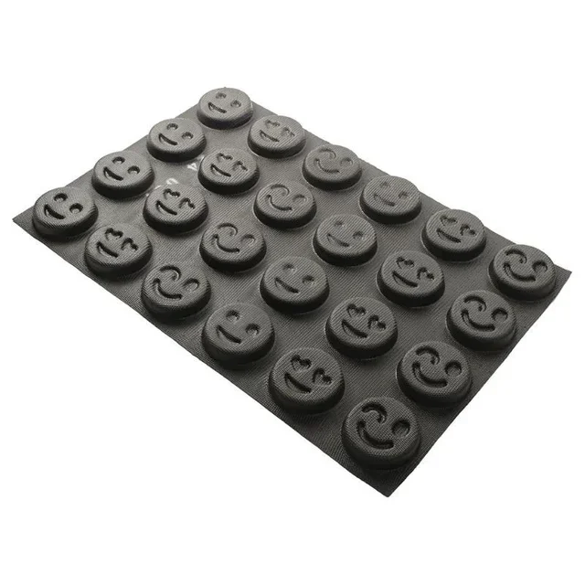 Stampo per Ghiaccio Smiley - 24 Stampi in Silicone