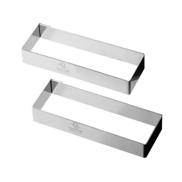 Cerchio per Crostata in Acciaio Inox - Ø 12 cm - Set di 4 Stampi