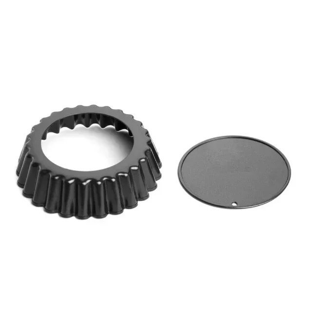 Set de 3 Moldes para Tartaletas Cannelé Ø 8 cm - Base Extraíble y Revestimiento Antiadherente