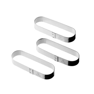 Stampo per Crostatine Ovale - 13 cm - Set di 6 Pezzi