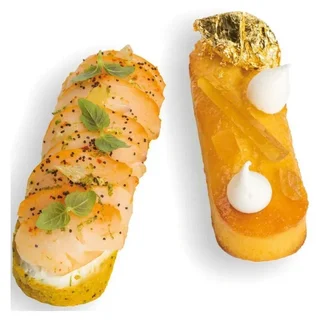 Rectangular Tartlet Mold 130x40 mm - Set of 48