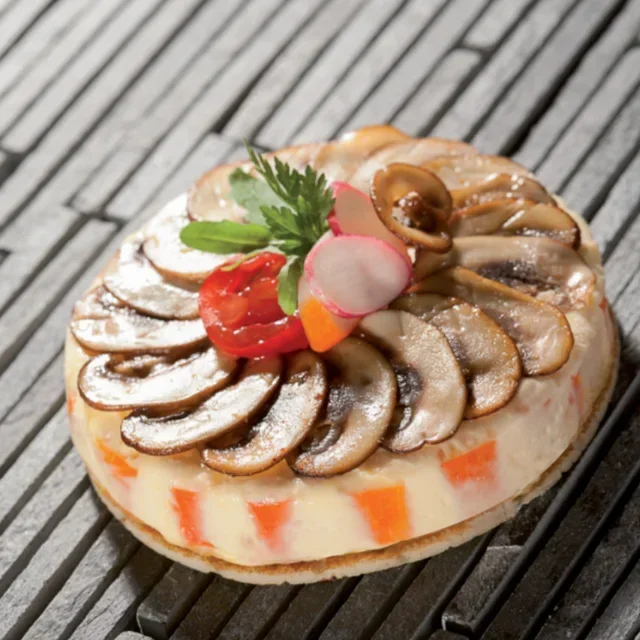 Stampo per Crostatine Rotonde Scanalate 15 Cavità - Diametro 96 mm