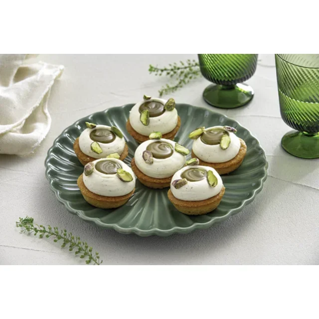 Stampo per Tartellette Tonde Scanalate 40 Impronte - Diametro 58 mm