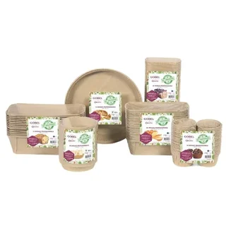 Einweg-Papierbackformen für Kuchen - 23,3 x 11 x 6,5 cm - 15 Stück