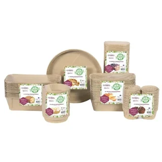 Moules à Cake Jetables en Papier - Format Médium 19x5x5 cm - Pack de 25 unités