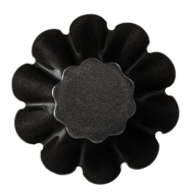 Moules à Mini Brioche 75 mm - Lot de 12 - Revêtement Antiadhésif