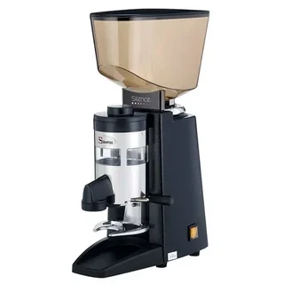 Electric Espresso Coffee Grinder with Integrated 40A Doser - Black Silent