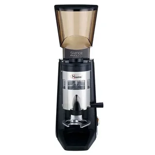 Electric Espresso Coffee Grinder with Integrated 40A Doser - Black Silent