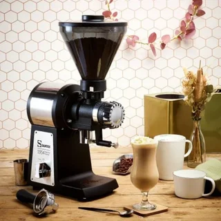 Flachscheiben-Kaffeemühle - Mikrometer-Präzisionseinstellung - Professionelle Barista-Serie