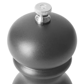 Holzmühle für Gewürze Grau 12,5 cm - Salz oder Pfeffer