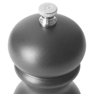 Holzmühle für Gewürze Grau 12,5 cm - Salz oder Pfeffer