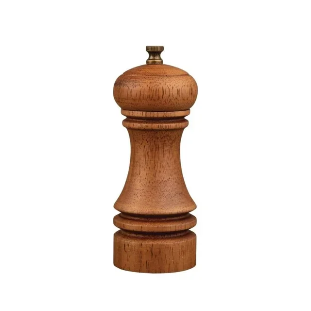 Wooden Antique Style Spice Mill 15 cm - Salt and Pepper