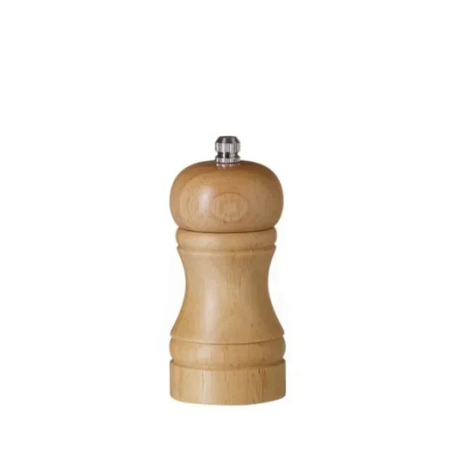 Natural Wood Pepper Mill 11.3 cm - Light Beech
