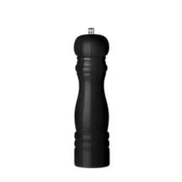 Wooden Black Pepper Mill H215mm | Manual Spice Grinder Height 21.5cm