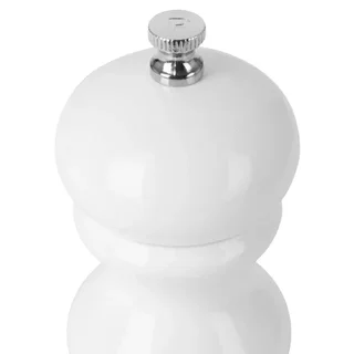 Macina Spezie in Legno Bianco - Altezza 12,5 cm