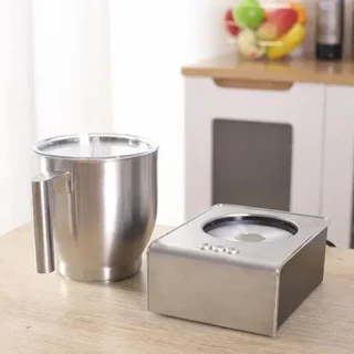 Electric Milk Frother 400ml - Hot and Cold Foam Preparation