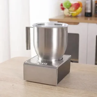 Electric Milk Frother 400ml - Hot and Cold Foam Preparation