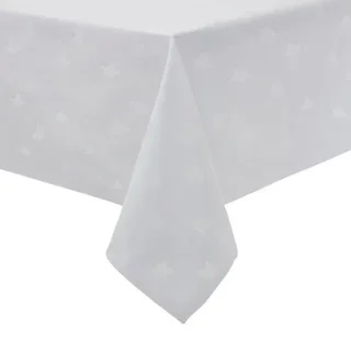 Luxor White Square Tablecloth 230 x 230 cm - 2300x2300mm