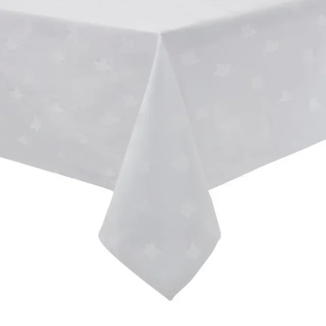 Luxor White Square Tablecloth 230 x 230 cm - 2300x2300mm