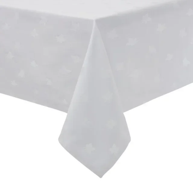 Luxor White Tablecloth 1350x1350 mm - Elegant Square