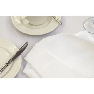 Toalha de Mesa Redonda Branca Mitre Essentials Ocasiões - Diâmetro 280 cm