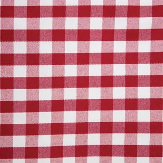 Square Tablecloth Red Check Pattern Polyester 1320 X 1320Mm