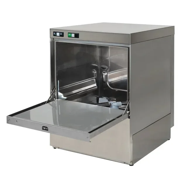 Professional Glass Washer with Built-in Drain Pump - 35 x 35 cm Tank