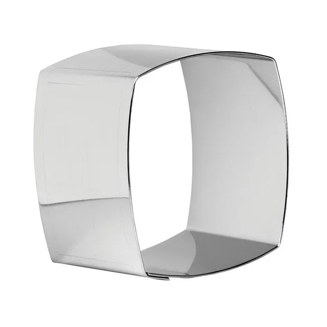 Quadratische Gewölbte Nonnette-Platte 60x60 mm - 4er Set