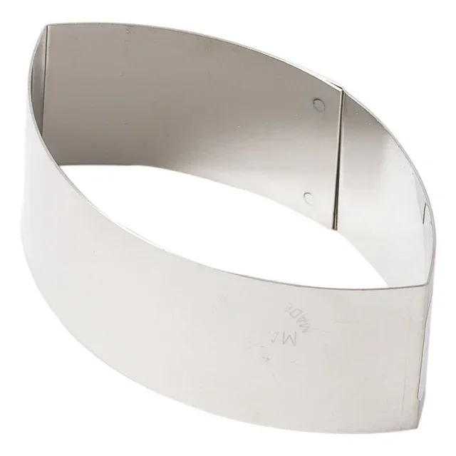 Oval Pointed Doughnut Cutter 88x50mm - Set of 4