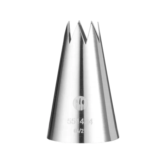 Set di 5 Beccucci da Pasticceria Scanalati