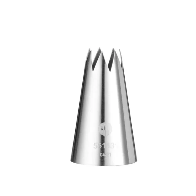 Set di 5 Beccucci da Pasticceria Scanalati