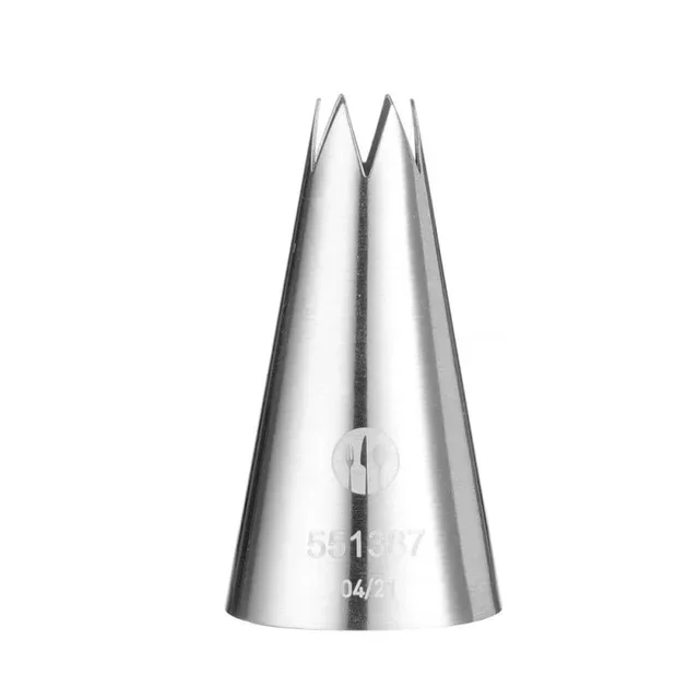 Set di 5 Beccucci da Pasticceria Scanalati