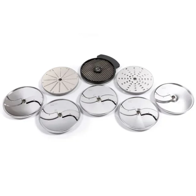 Gastronomie-Set 7 Scheiben + 1 Zubehör-Kit für Elektro-Schneidemaschine und Gemüseschneider