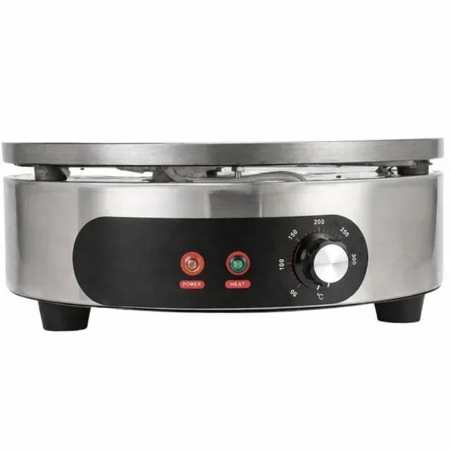 Electric Crepe Maker 40 cm and Hot Chocolate Fountain Set