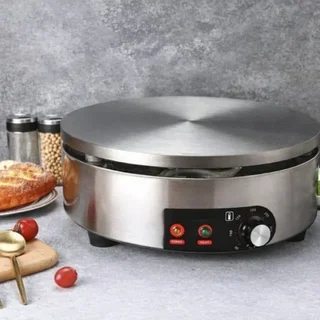 Electric Crepe Maker 40 cm and Hot Chocolate Fountain Set